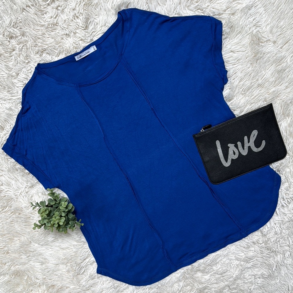 Culture Code Short Sleeve Top 💗 Royal Blue